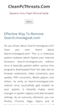 Mobile Screenshot of cleanpcthreats.com